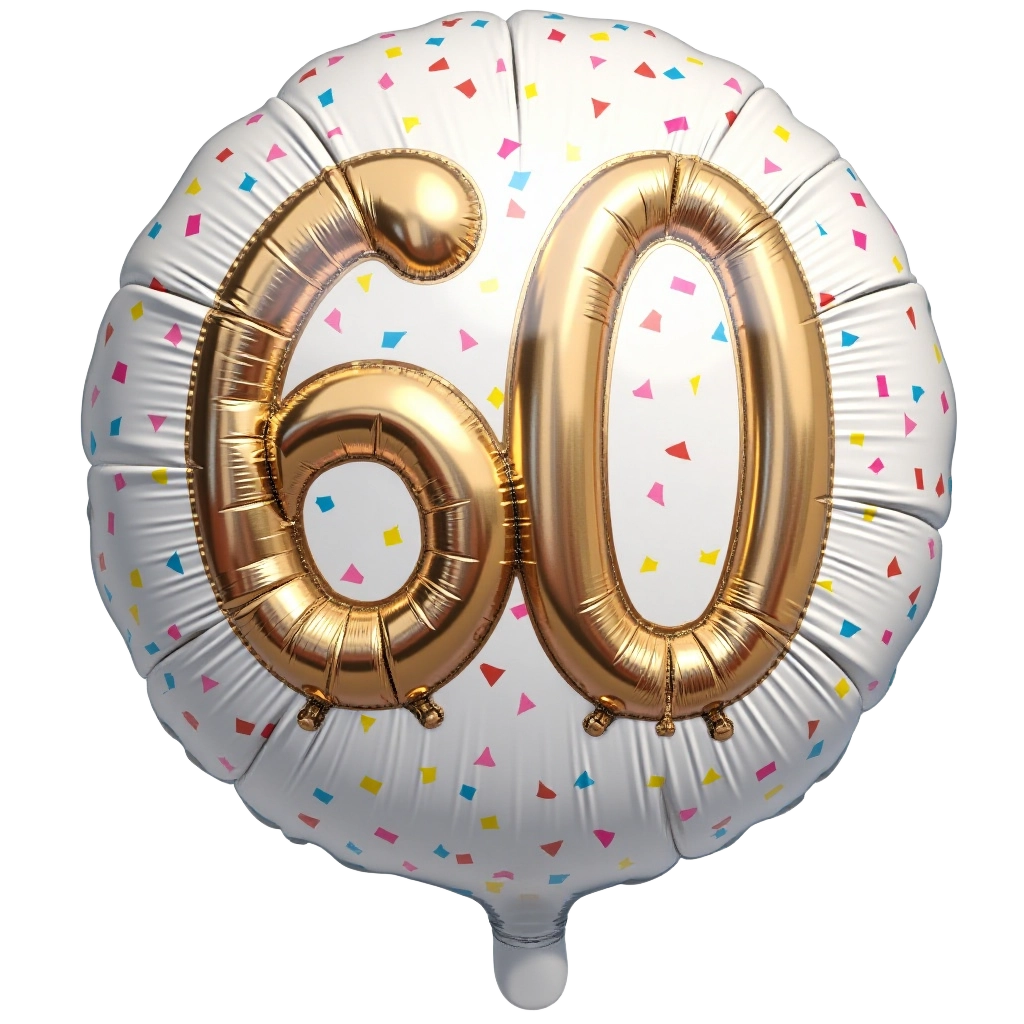 60th Birthday Celebration Balloon